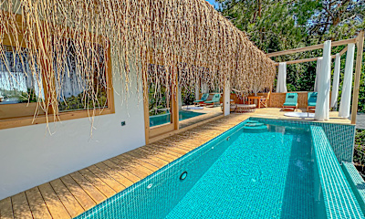 Mercan ( Exclusive Honeymoon - Deniz Orman Manzaralı Özel Havuzlu ve Jakuzili )
