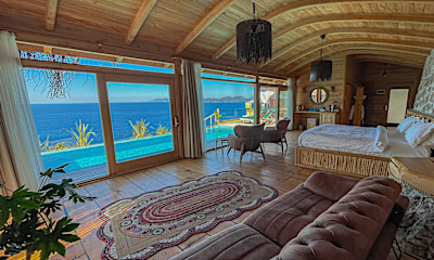 Orkide King Room Full Sea view (%95 Privacy-Isıtmalı Havuz 1-31 Ekim 2025)  