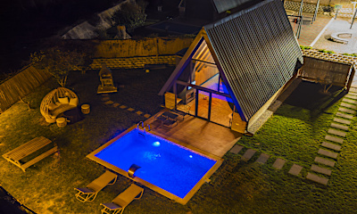 Bungalov Isıtmalı Havuzlu