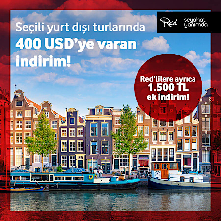 Yurt Dışı Turlarında İndirim Fırsatı!