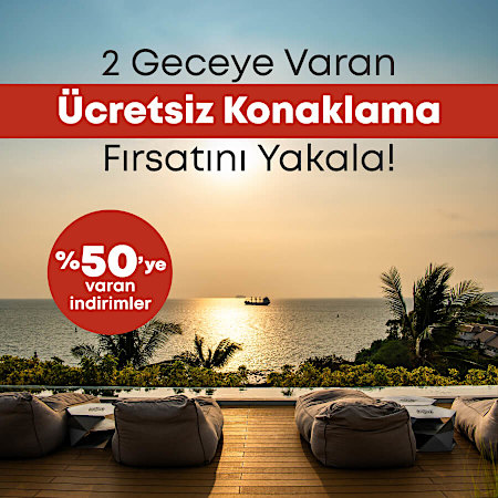 Çok Kal Az Öde, İki Geceye Varan Konaklama Bizden Sana Hediye!