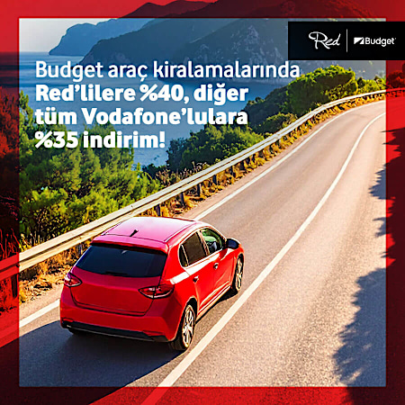 Vodafone’lulara Özel Budget Araç Kiralamalarında İndirim!