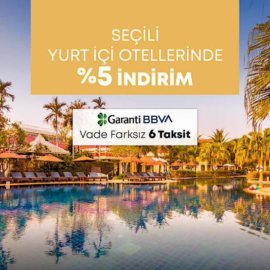 Yurt içi Otellerde %5 Bahar İndirimi