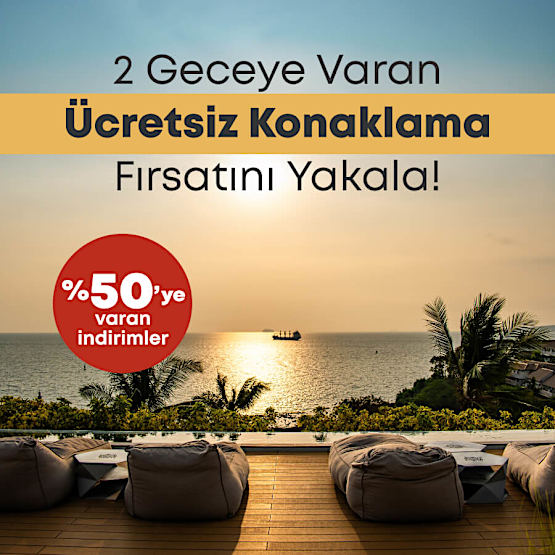 Çok Kal Az Öde, İki Geceye Varan Konaklama Bizden Sana Hediye!