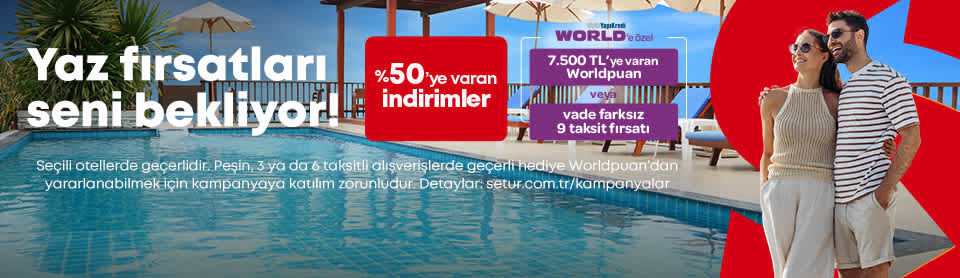 Yaz Fırsatları - En Uygun Yaz Otel Fiyatları 2025 | Setur kampanyaları 1 