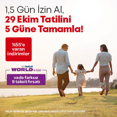 29 Ekim Tatilini 5 Güne Tamamla!