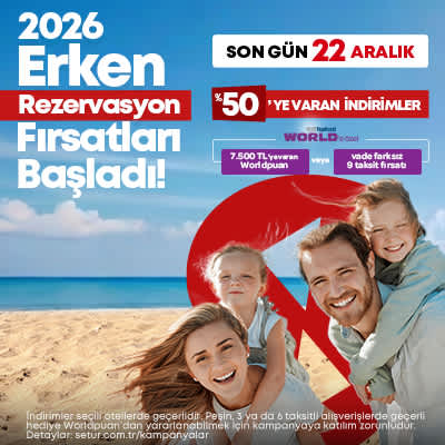 2026 Erken Rezervasyon Fırsatları