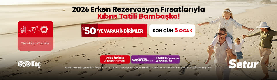 Kıbrıs Otelleri - Kıbrıs Otel Fiyatları 2026 | Setur kampanyaları 1