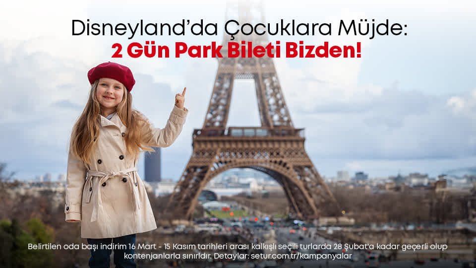 Disneyland’da Çocuklara Müjde: 2 Gün Park Bileti Bizden!