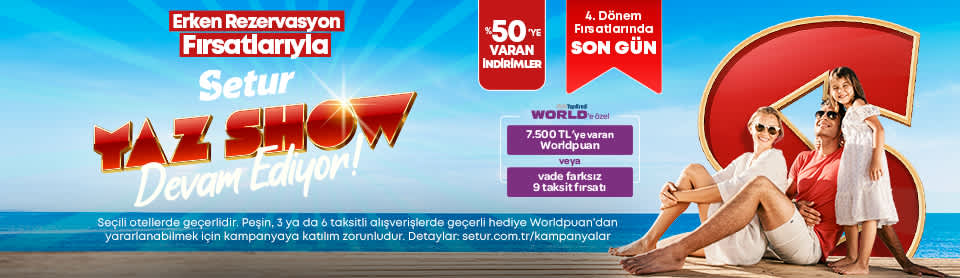 2026 Erken Rezervasyon Otelleri - %50'ye Varan İndirimler | Setur kampanyaları 1 