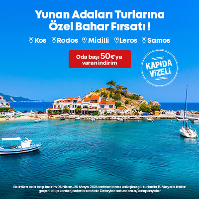 Kapıda Vizeli Yunan Adaları Turlarında 50 Euro'ya Varan İndirim !