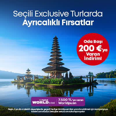 Exclusive Turlarda 200 Euro'ya Varan İndirim Fırsatı!