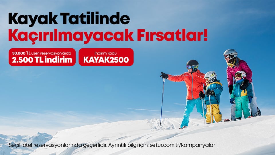 Kayak Otellerinde 2.500 TL İndirim Fırsatı!